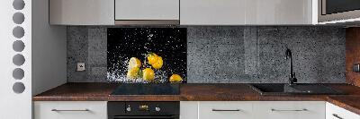 Panel do kuchni Cytryny i woda