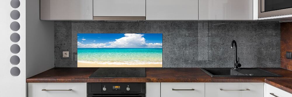 Panel dekor szkło Rajska plaża