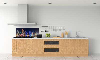 Panel dekor szkło Dubaj nocą