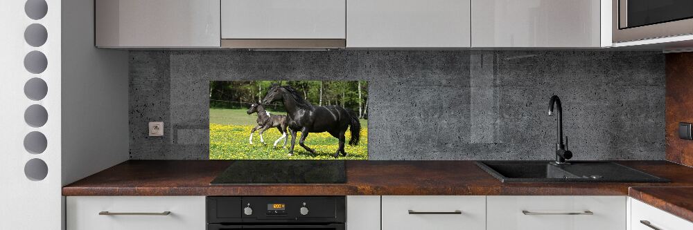 Panel lacobel Klacz ze źrebięciem