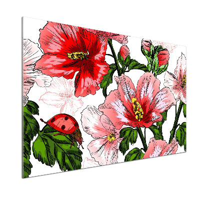 Panel między meble w kuchni Hibiskus