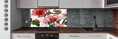 Panel między meble w kuchni Hibiskus