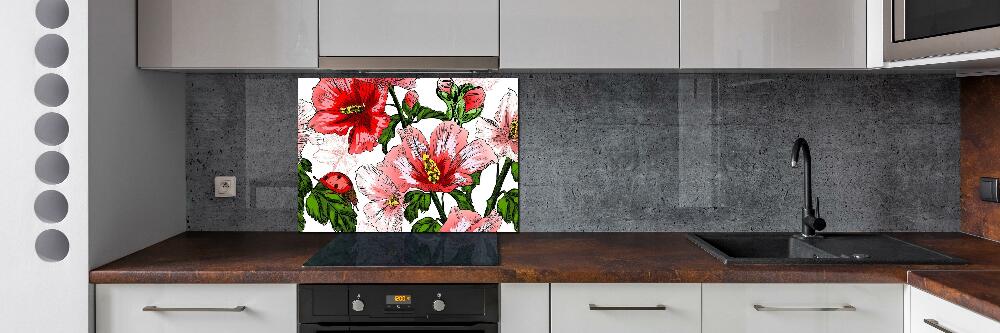 Panel między meble w kuchni Hibiskus
