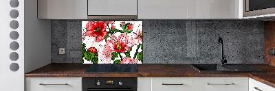 Panel między meble w kuchni Hibiskus