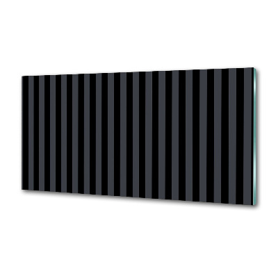 Panel do kuchni Czarno-szare paski