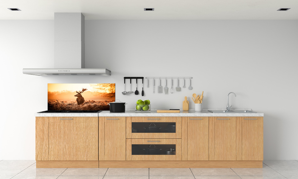 Panel lacobel Jeleń wschód słońca