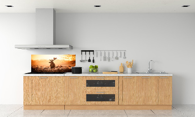 Panel lacobel Jeleń wschód słońca