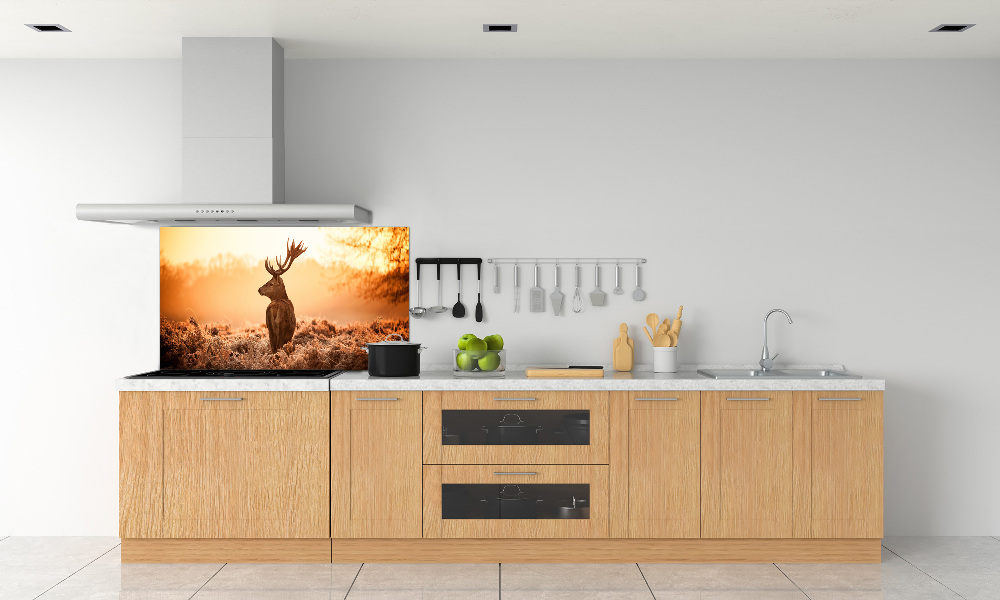 Panel lacobel Jeleń wschód słońca
