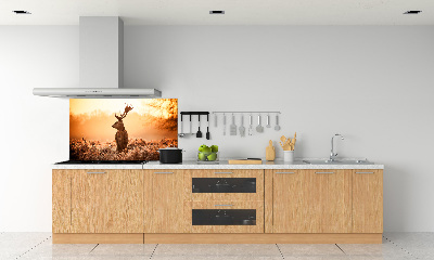 Panel lacobel Jeleń wschód słońca