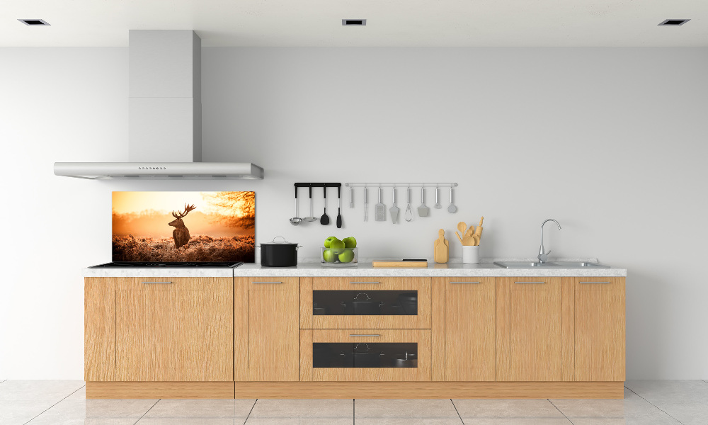 Panel lacobel Jeleń wschód słońca