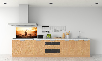 Panel lacobel Jeleń wschód słońca