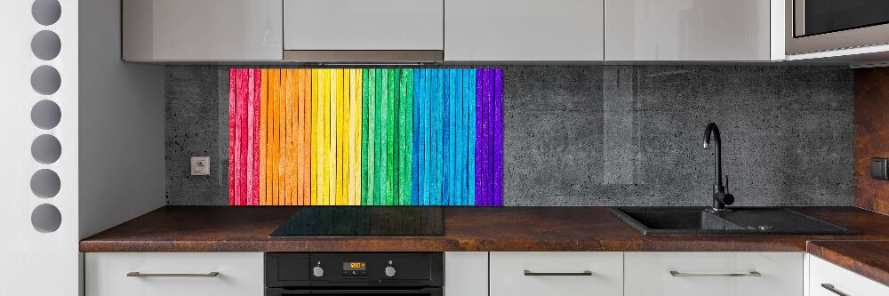 Panel do kuchni Kolorowe paski