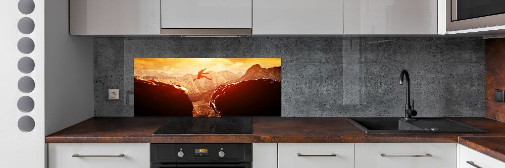 Panel lacobel Skok nad przepaścią