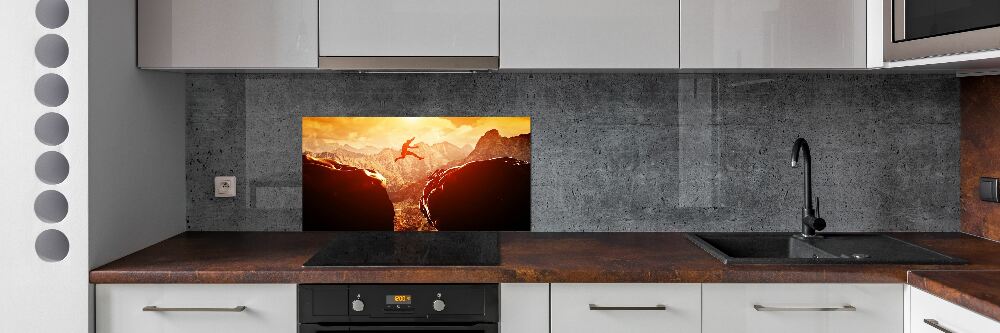 Panel lacobel Skok nad przepaścią