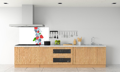 Panel lacobel Owoce leśne z lodem