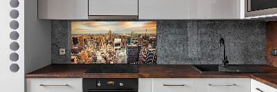 Panel lacobel Nowy Jork lot ptaka