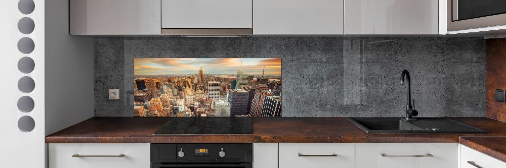 Panel lacobel Nowy Jork lot ptaka