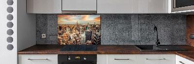Panel lacobel Nowy Jork lot ptaka