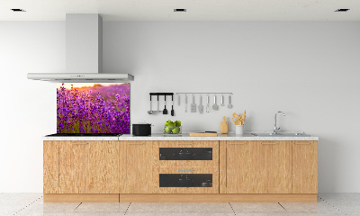 Panel dekor szkło Pole lawendy