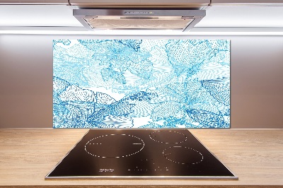 Panel do kuchni Hawajskie kwiaty