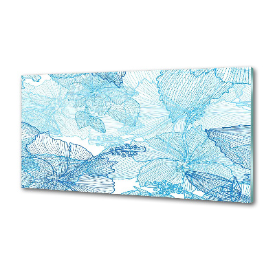 Panel do kuchni Hawajskie kwiaty