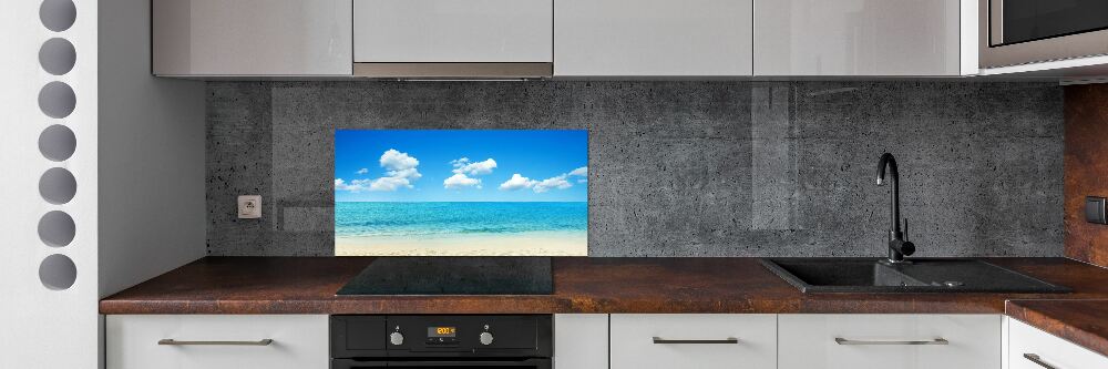 Panel dekor szkło Rajska plaża