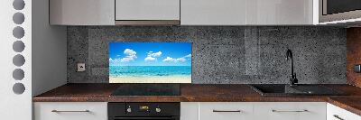 Panel dekor szkło Rajska plaża