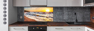 Panel lacobel Zachód słońca plaża