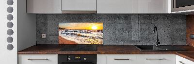 Panel lacobel Zachód słońca plaża