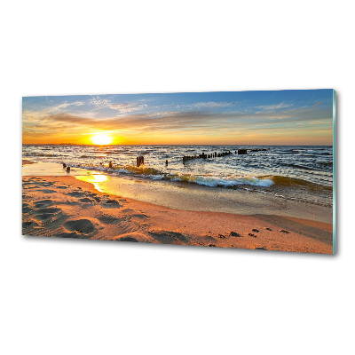 Panel lacobel Zachód słońca plaża