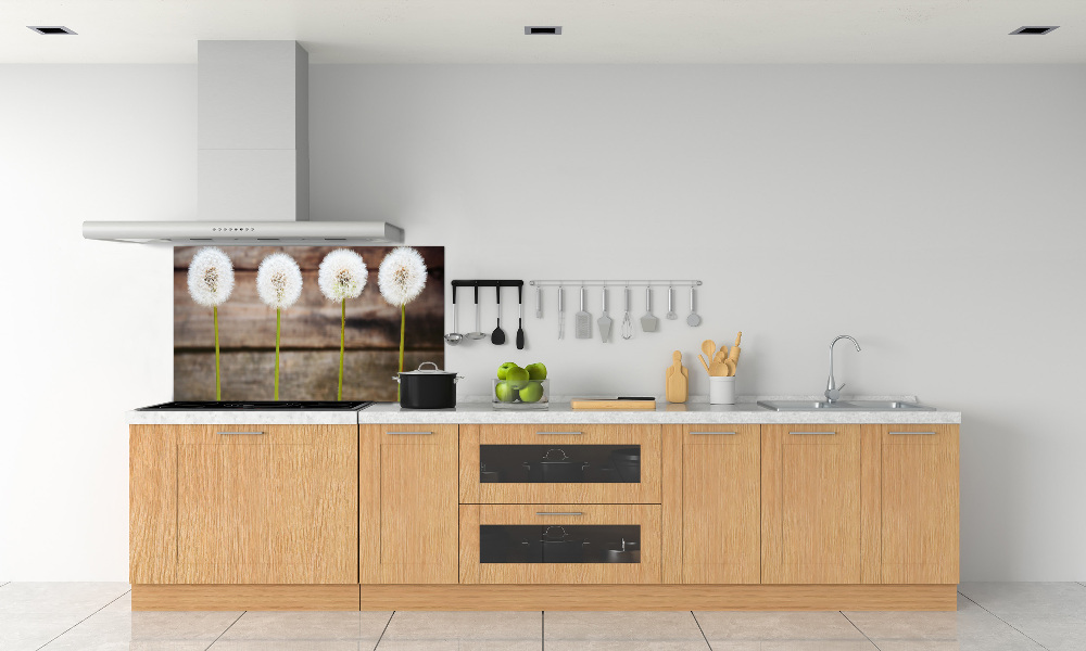 Panel między meble w kuchni Dmuchawce