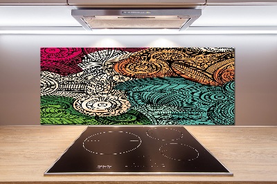 Panel do kuchni Abstrakcyjne pióra