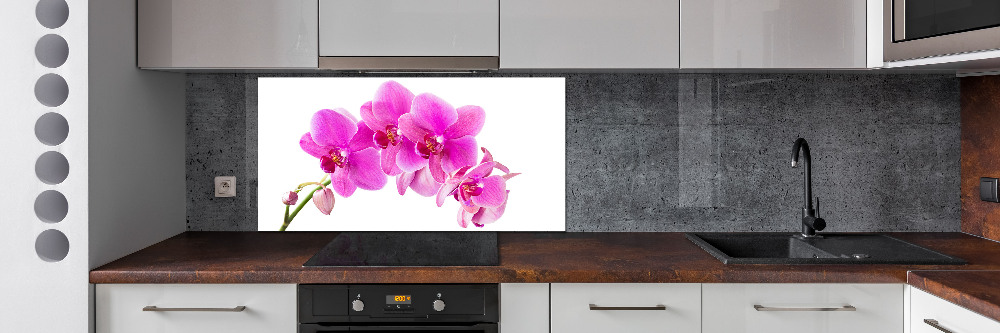 Panel do kuchni Różowa orchidea