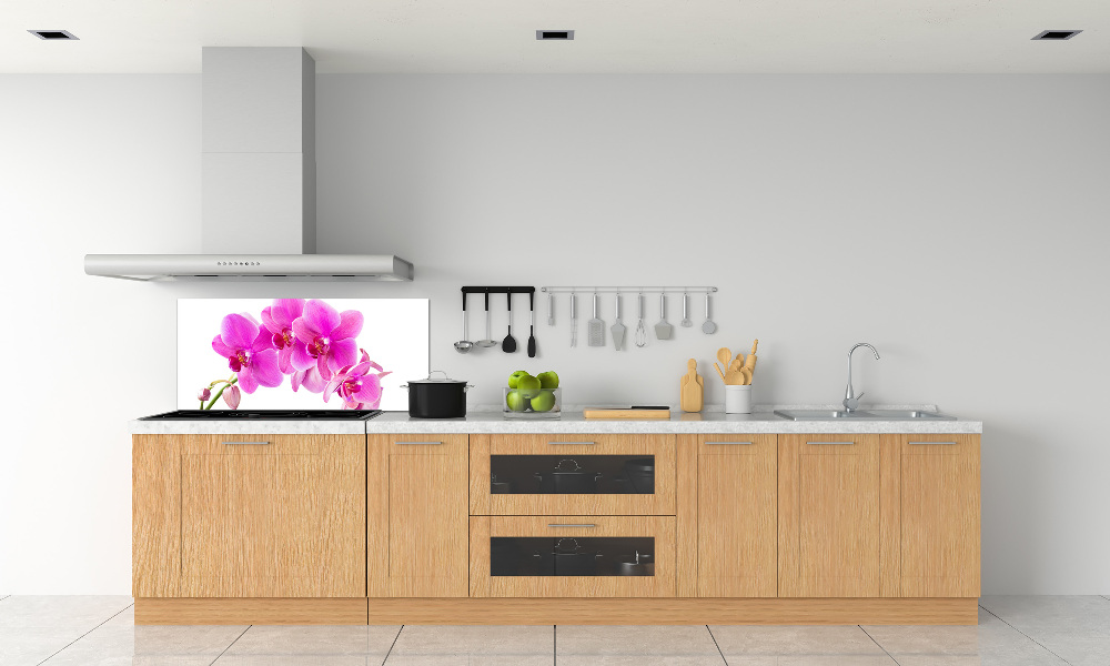 Panel do kuchni Różowa orchidea
