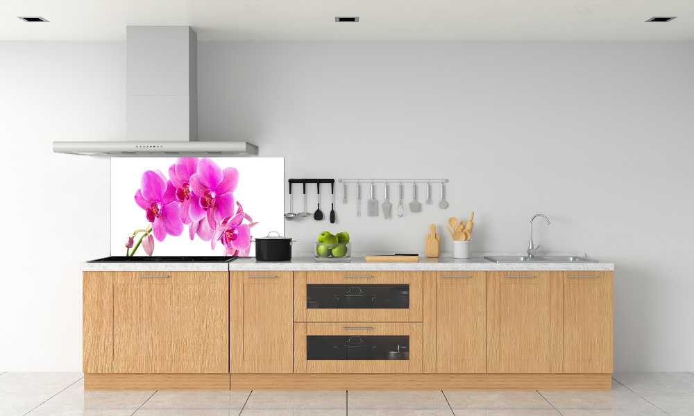 Panel do kuchni Różowa orchidea