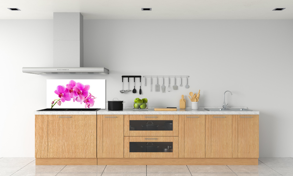 Panel do kuchni Różowa orchidea