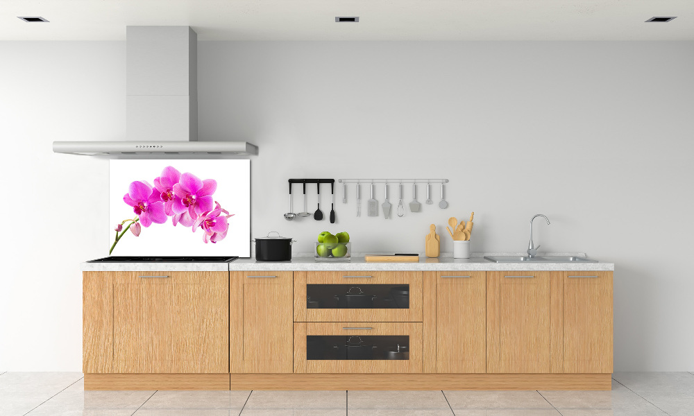 Panel do kuchni Różowa orchidea