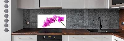 Panel do kuchni Różowa orchidea