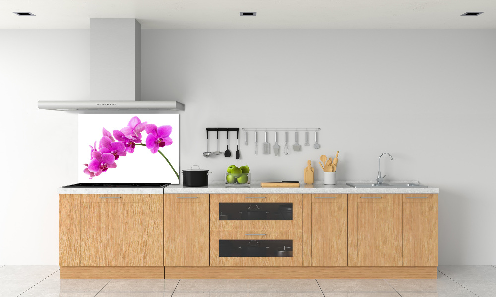 Panel do kuchni Różowa orchidea
