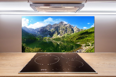 Panel do kuchni Morskie oko Tatry