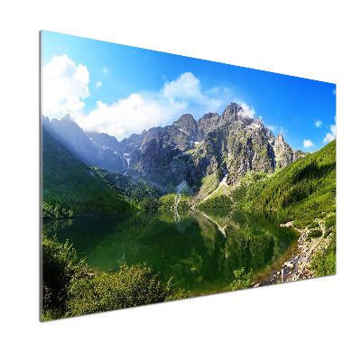 Panel do kuchni Morskie oko Tatry