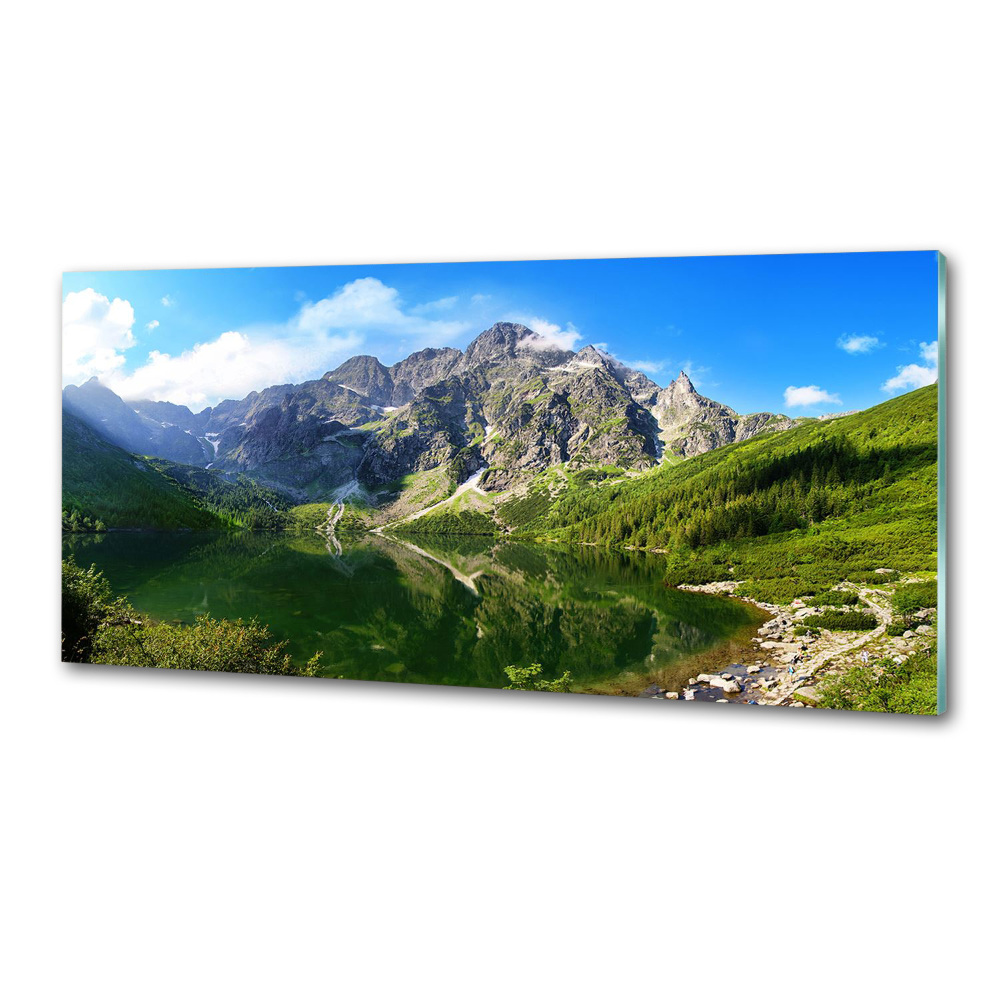 Panel do kuchni Morskie oko Tatry