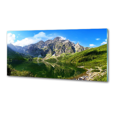 Panel do kuchni Morskie oko Tatry