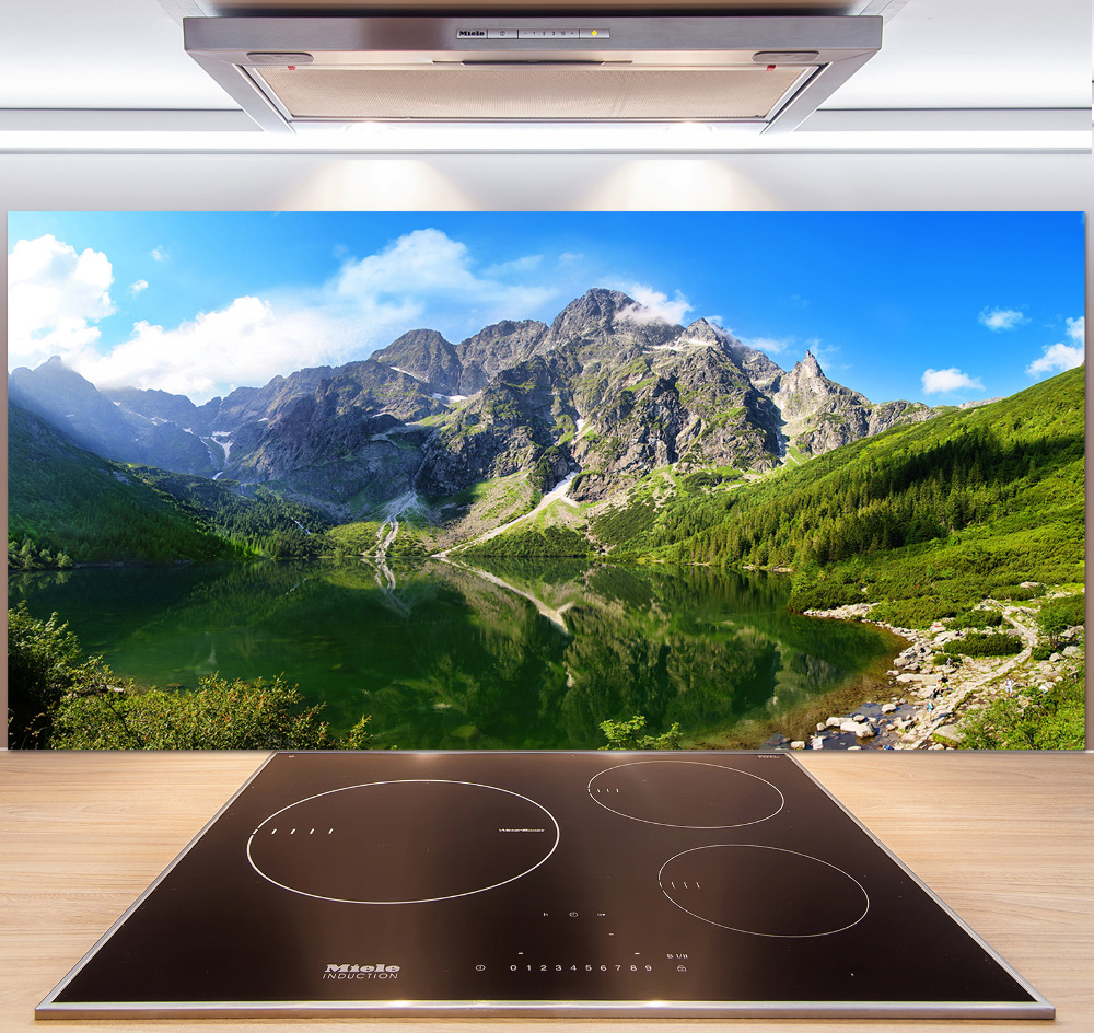 Panel do kuchni Morskie oko Tatry