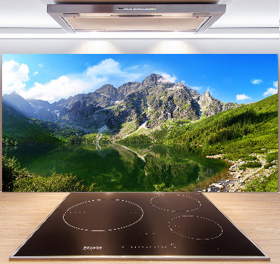 Panel do kuchni Morskie oko Tatry