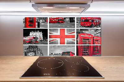 Panel dekor szkło Kolaż Londyn