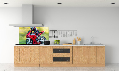 Panel między meble w kuchni Motocykl