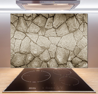 Panel do kuchni Ściana z kamienia