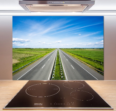 Panel dekor szkło Autostrada