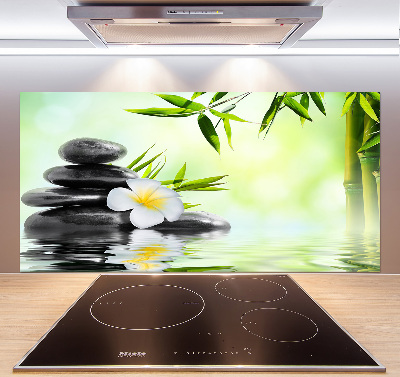 Panel do kuchni Plumeria i bambus